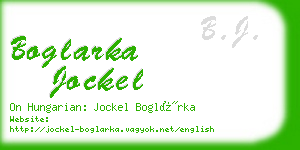 boglarka jockel business card